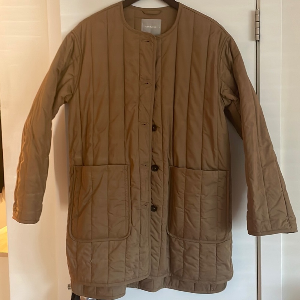 Everlane Tan Quilted Women's Coat